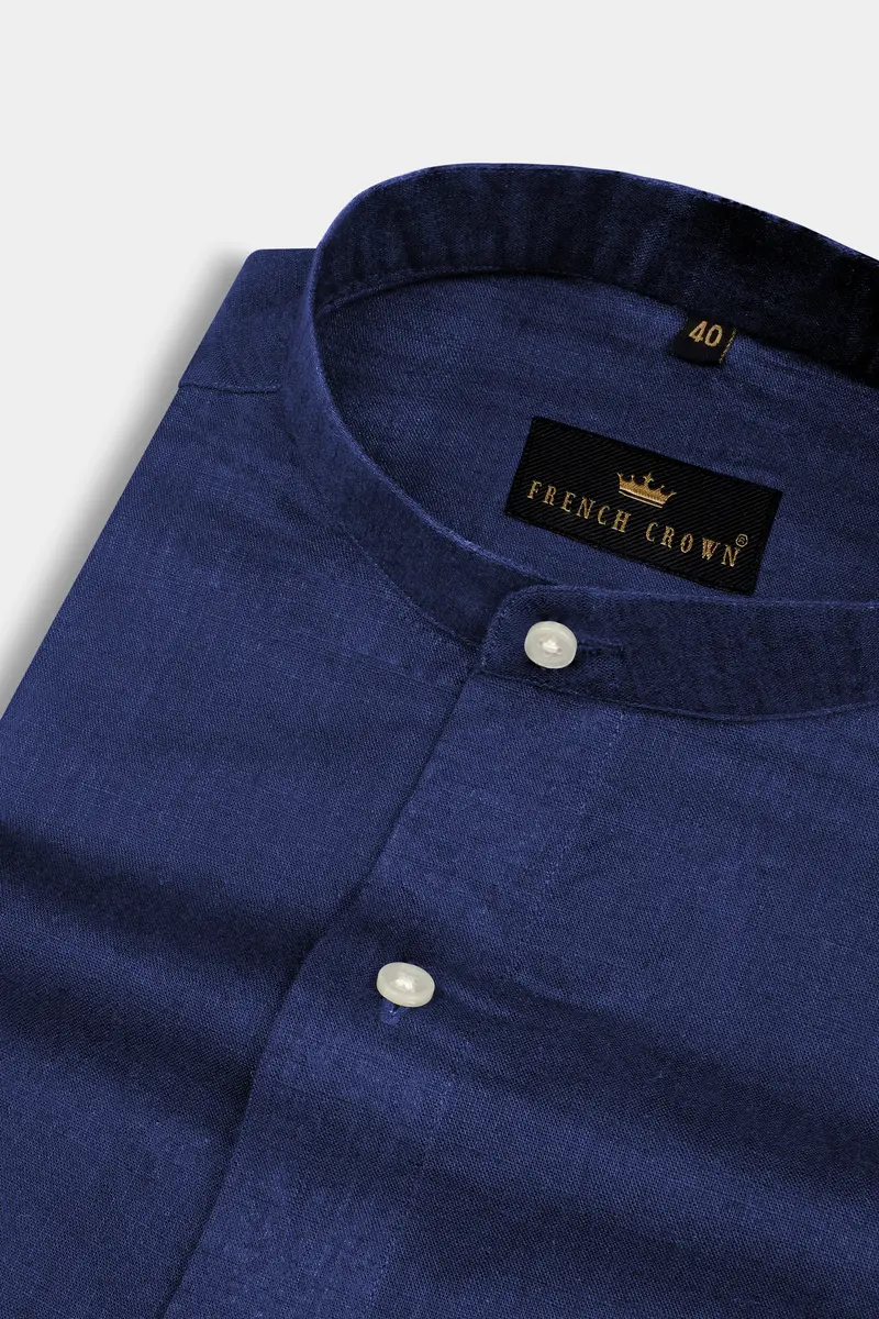 Ebony Clay Blue Royal Oxford Shirt 1