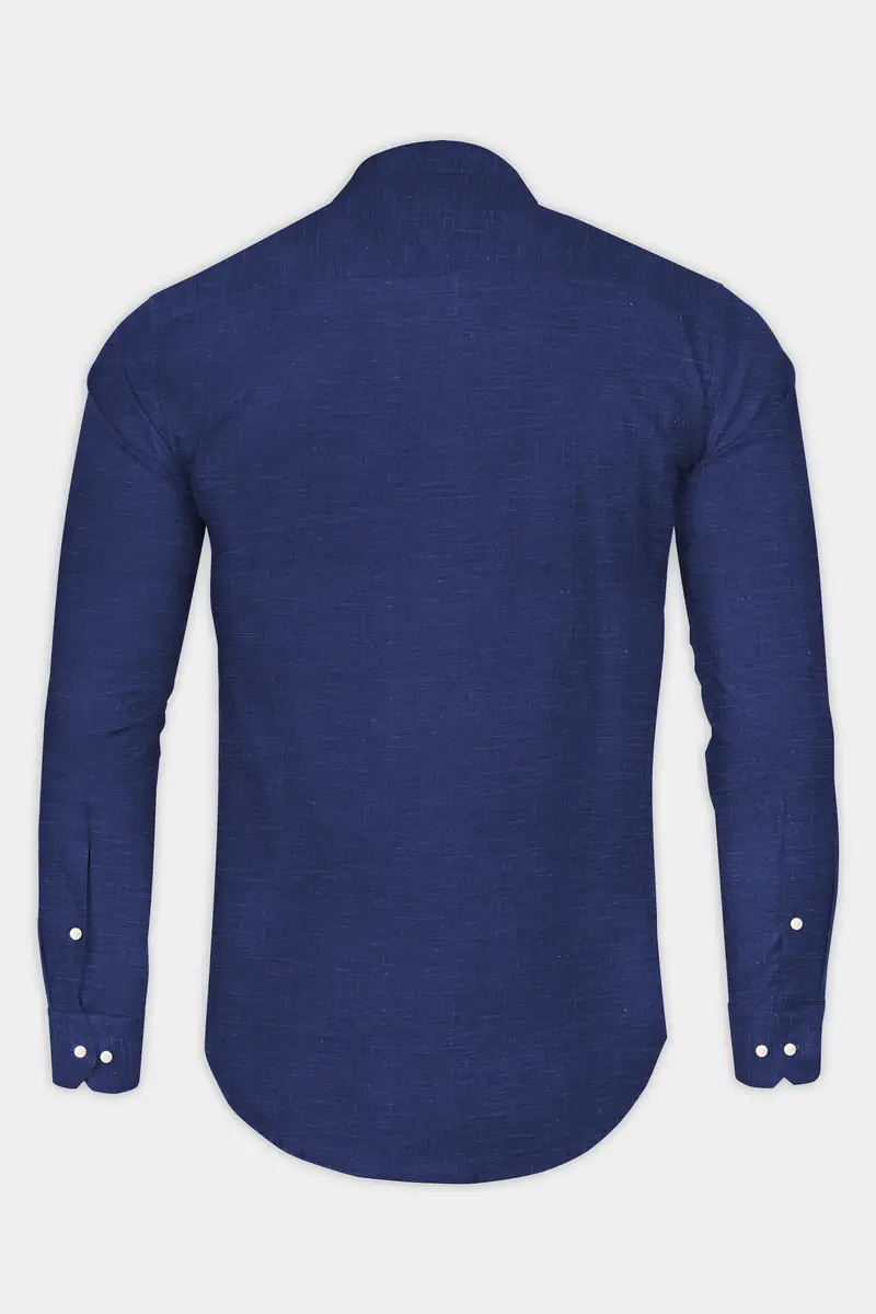 Ebony Clay Blue Royal Oxford Shirt 5