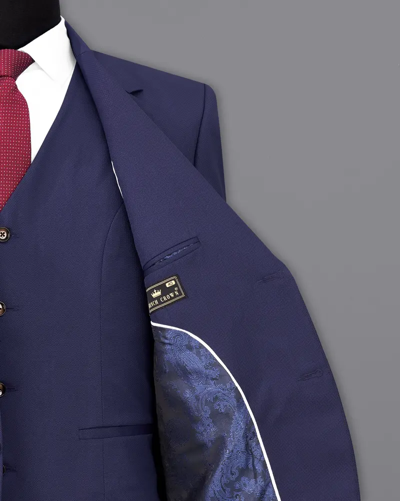 Ebony Clay Blue Single Breasted Blazer 7