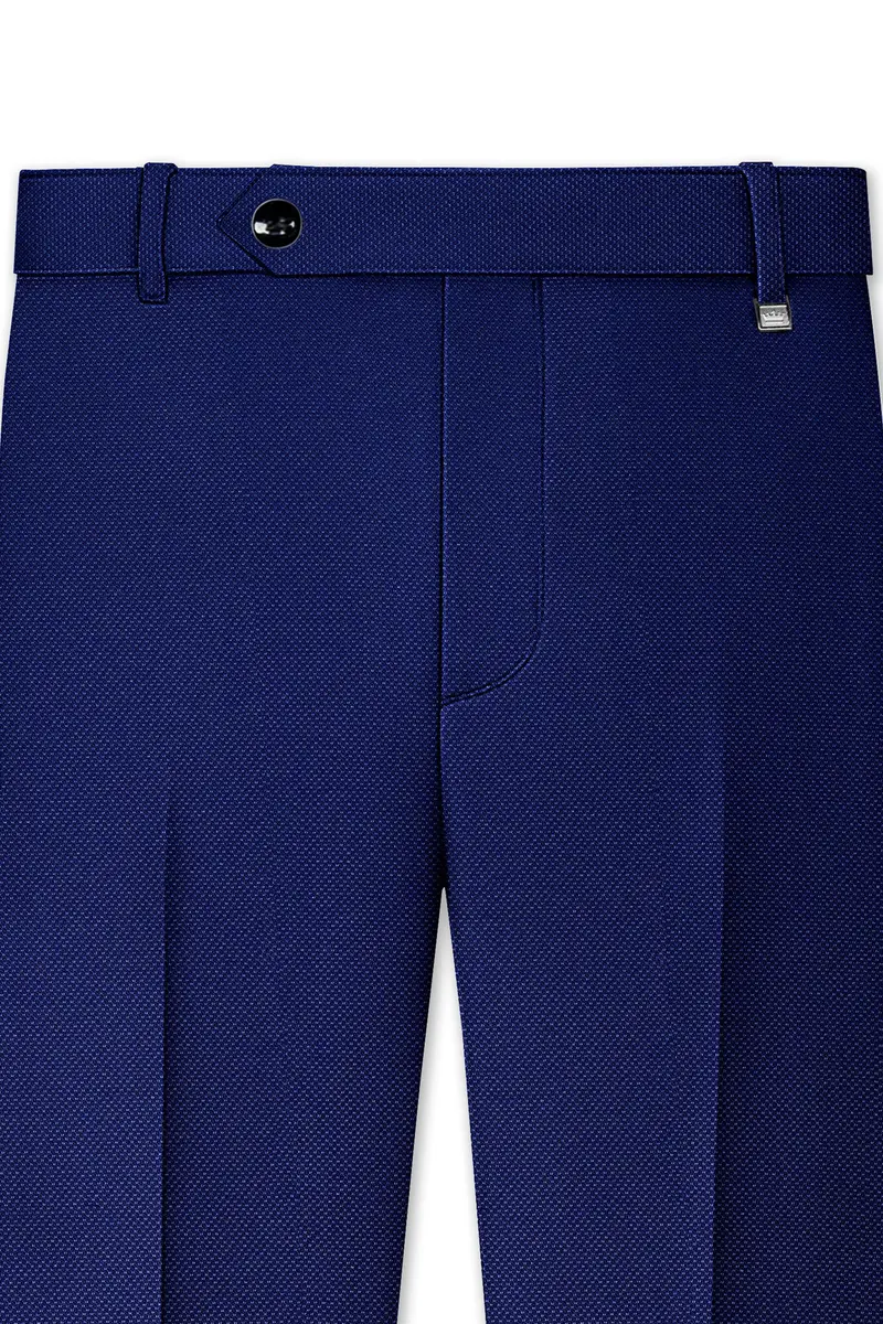 Ebony Clay Blue Single Breasted Suit 14