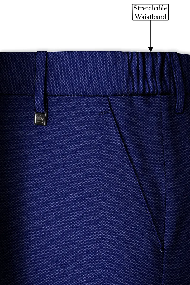 Ebony Clay Blue Single Breasted Suit 17