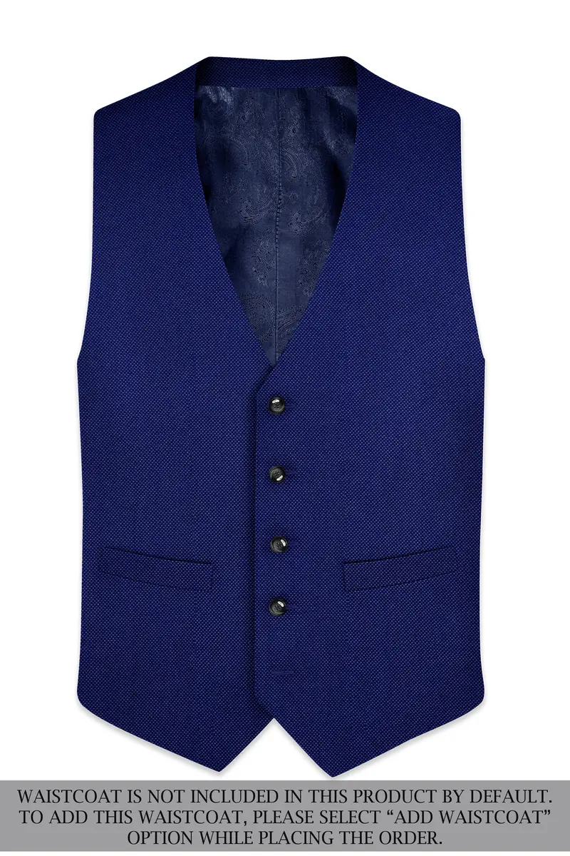 Ebony Clay Blue Single Breasted Suit 18