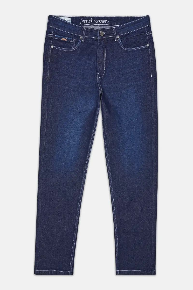 Ebony Clay Blue Whiskering Wash Denim 2