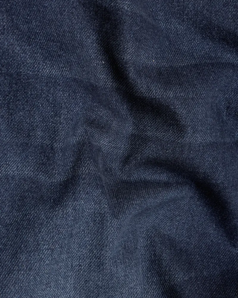 Ebony Clay Blue Whiskering Wash Denim 3