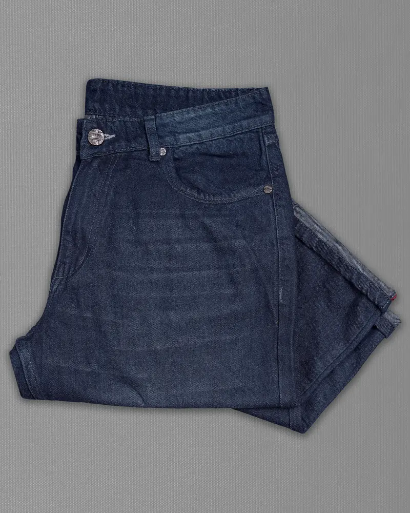 Ebony Clay Blue Whiskering Wash Denim 6