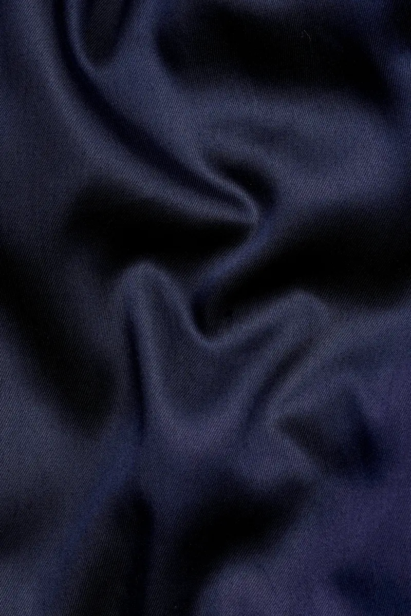 Ebony Clay Blue Wool Rich Pant 3