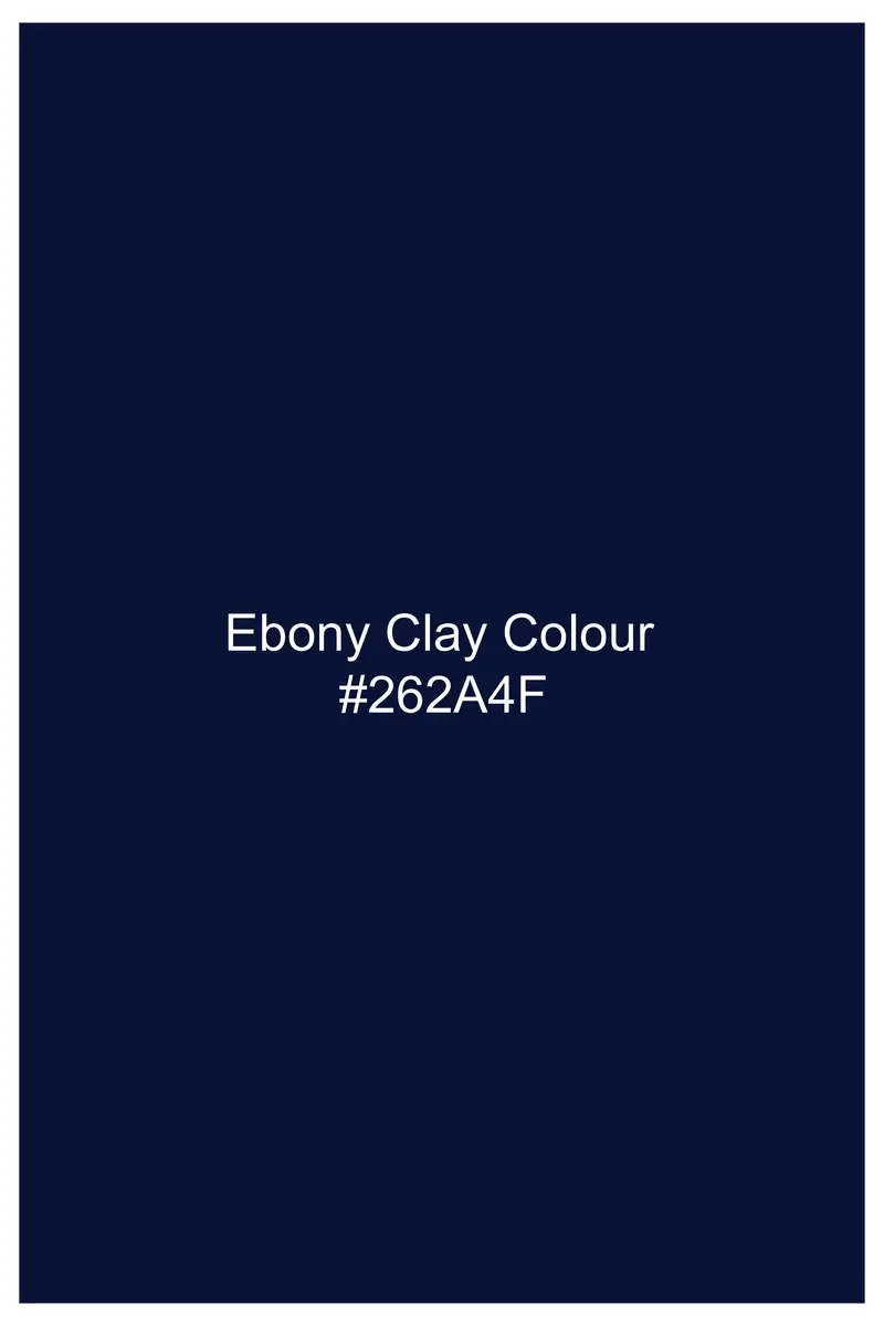 Ebony Clay Blue Wool Rich Pant 7