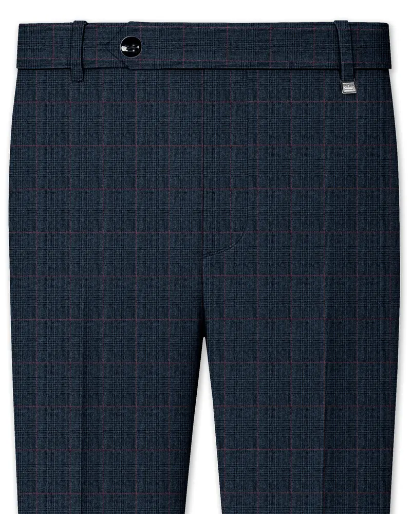 Ebony Plaid Pant 1