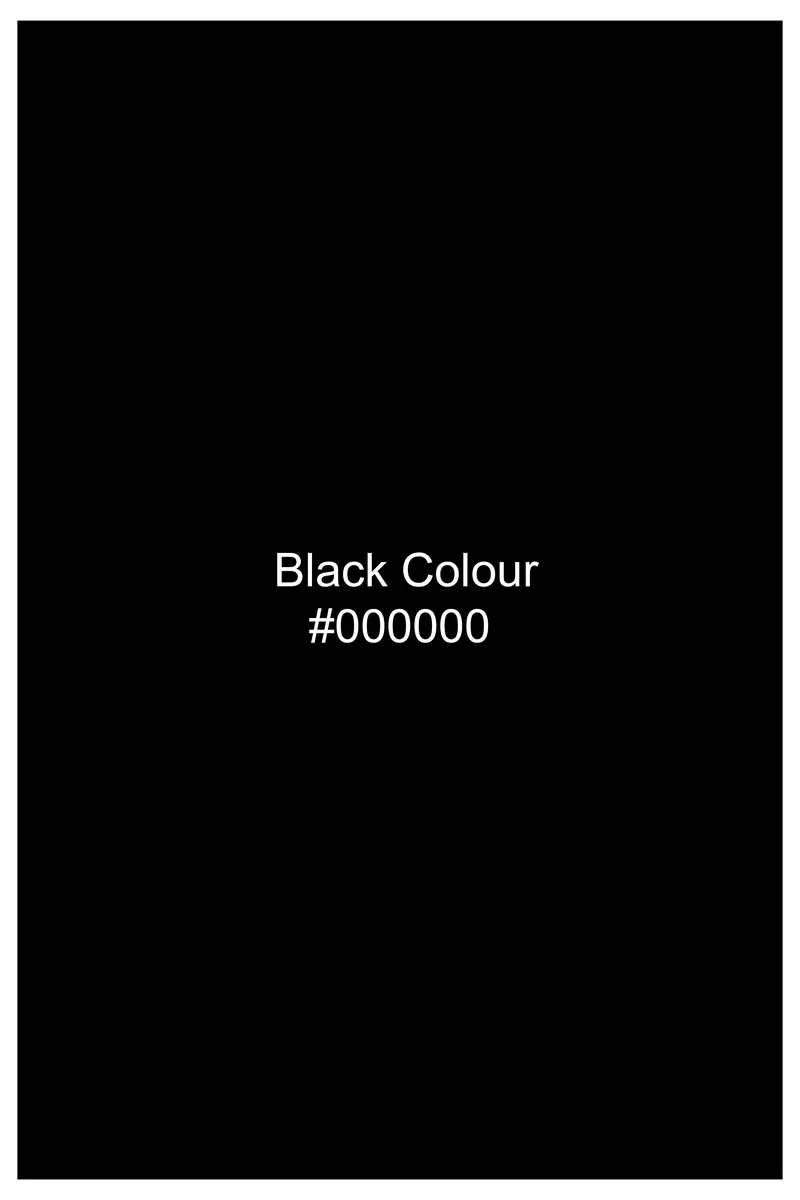 Eclipse Black-Jade Solid Luxurious Linen Dress Shirt 7