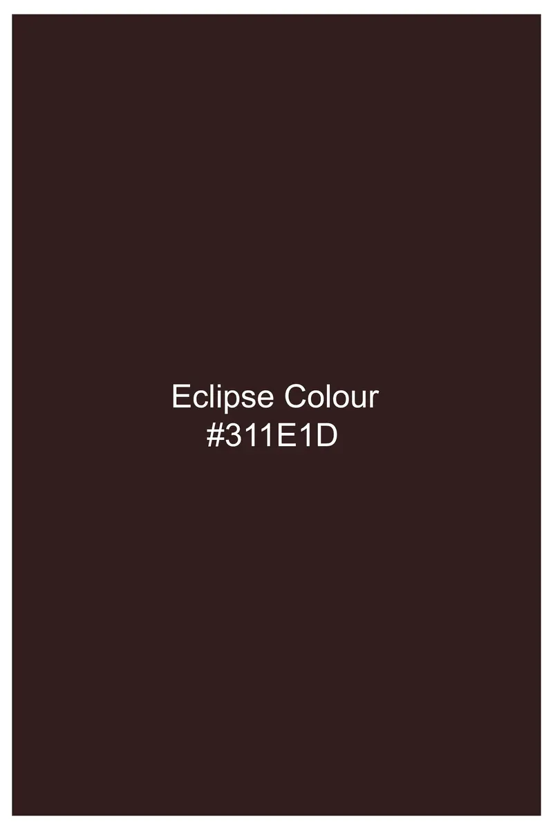 Eclipse Brown Checked Premium Cotton Designer Blazer 9