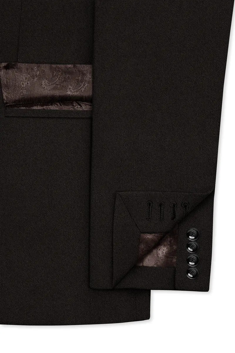 Eclipse Brown Double Breasted Suit 7