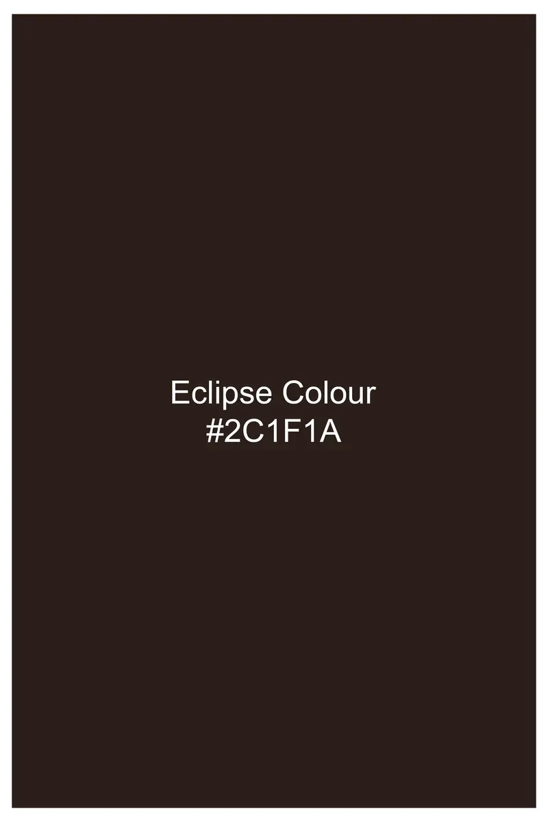 Eclipse Brown Plaid Premium Giza Cotton Shirt 7
