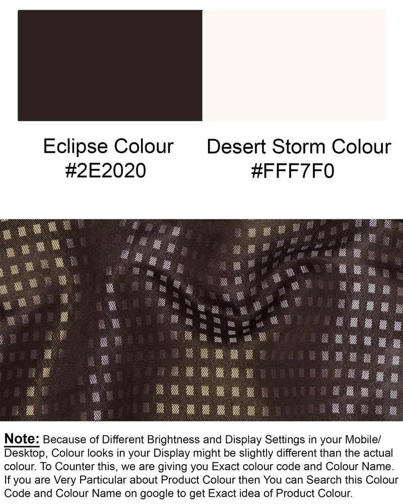 Eclipse Geometric Textured Nehru Jacket 7