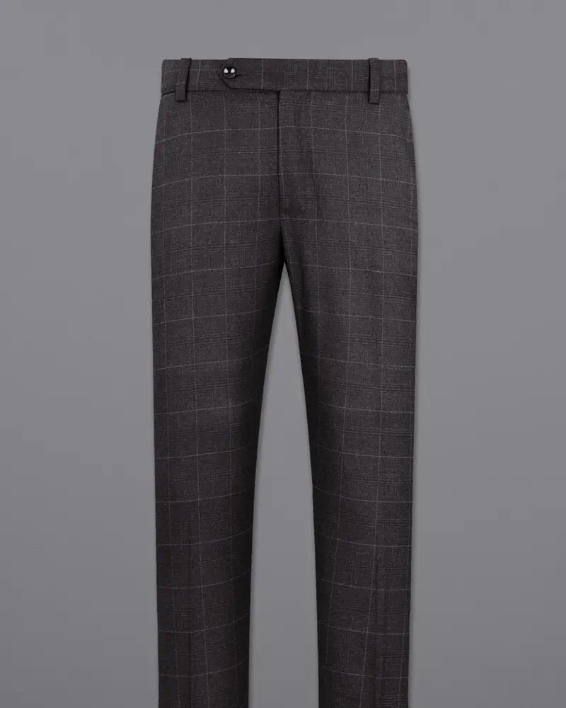 Eclipse Gray Plaid Pant 4