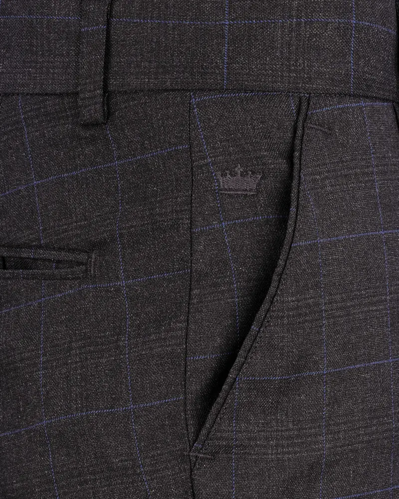Eclipse Gray Plaid Pant 5