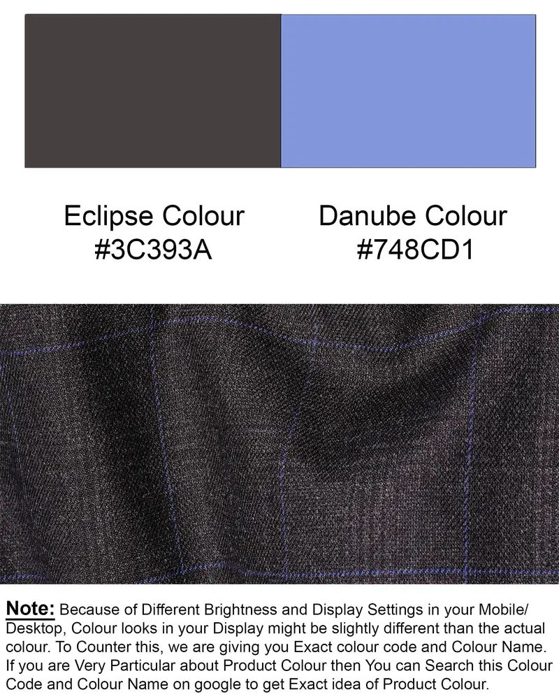 Eclipse Gray Plaid Pant 7
