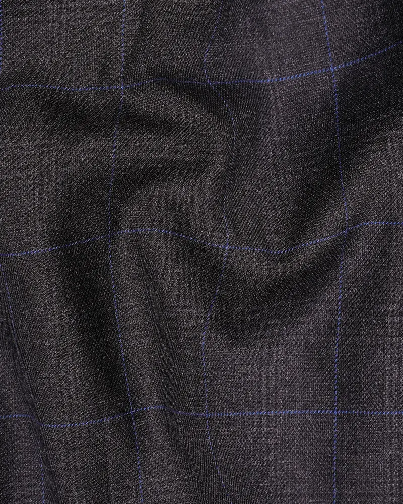 Eclipse Gray Plaid Waistcoat 3