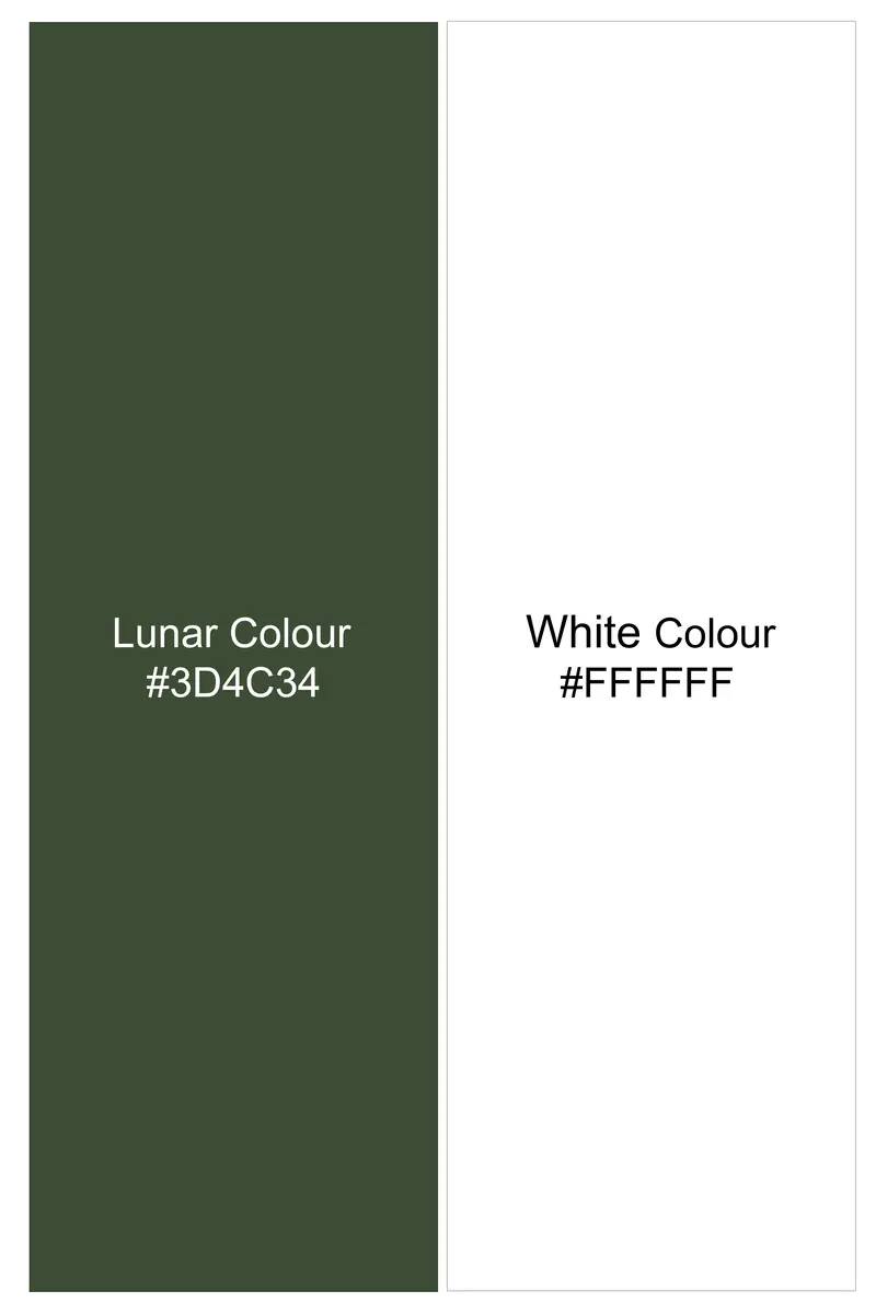 Eclipse-Lunar Green And Bright White Candy Striped Subtle Sheen Soft Premium Cotton Dress Shirt 7