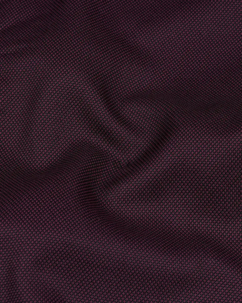 Eclipse Maroon Textured Pant 3