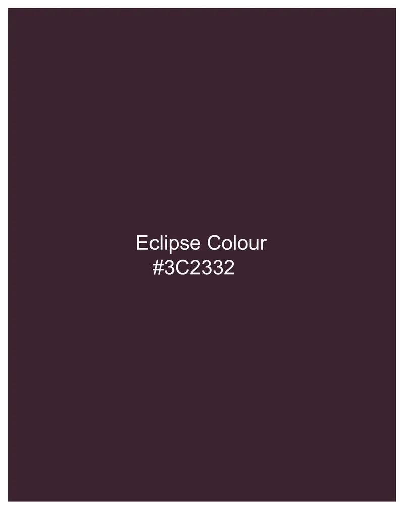 Eclipse Wine Cross Placket Bandhgala Suit 19
