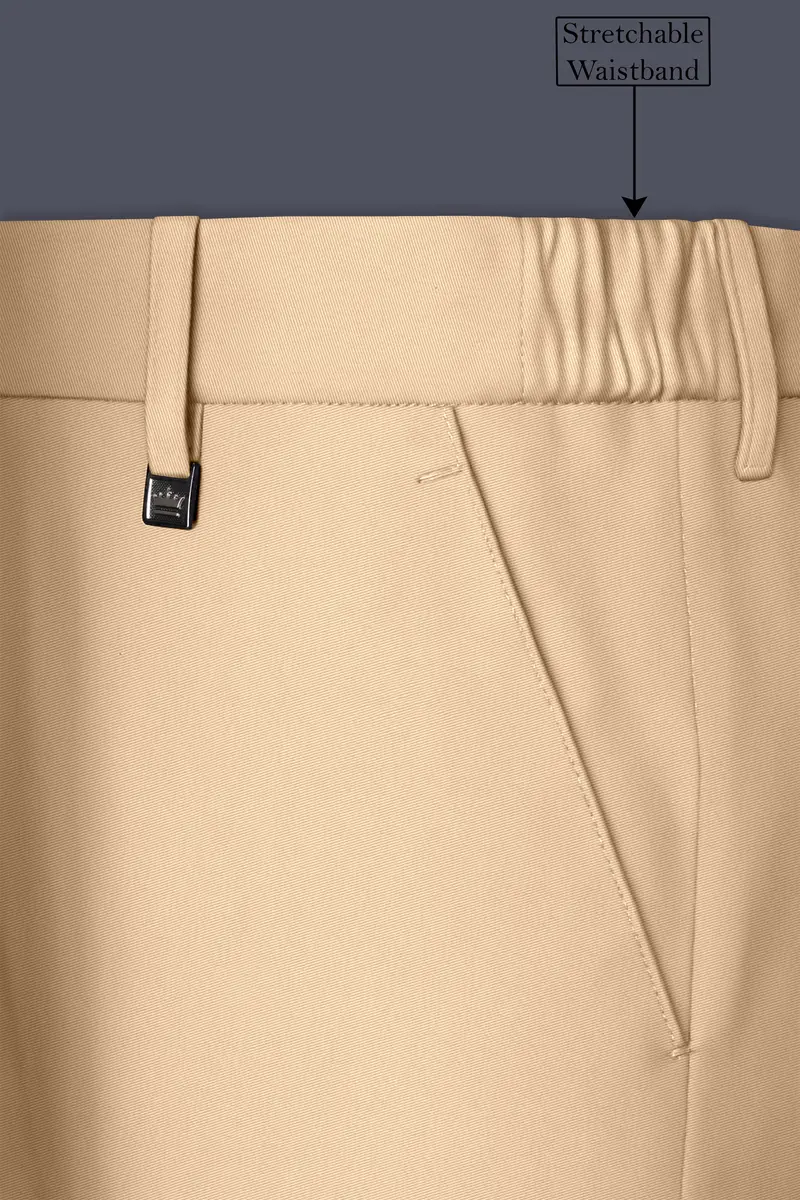 Ecru-Cashmere Cream Slight Stretch Subtle Sheen Poly-Viscose Double Breasted Suit 15