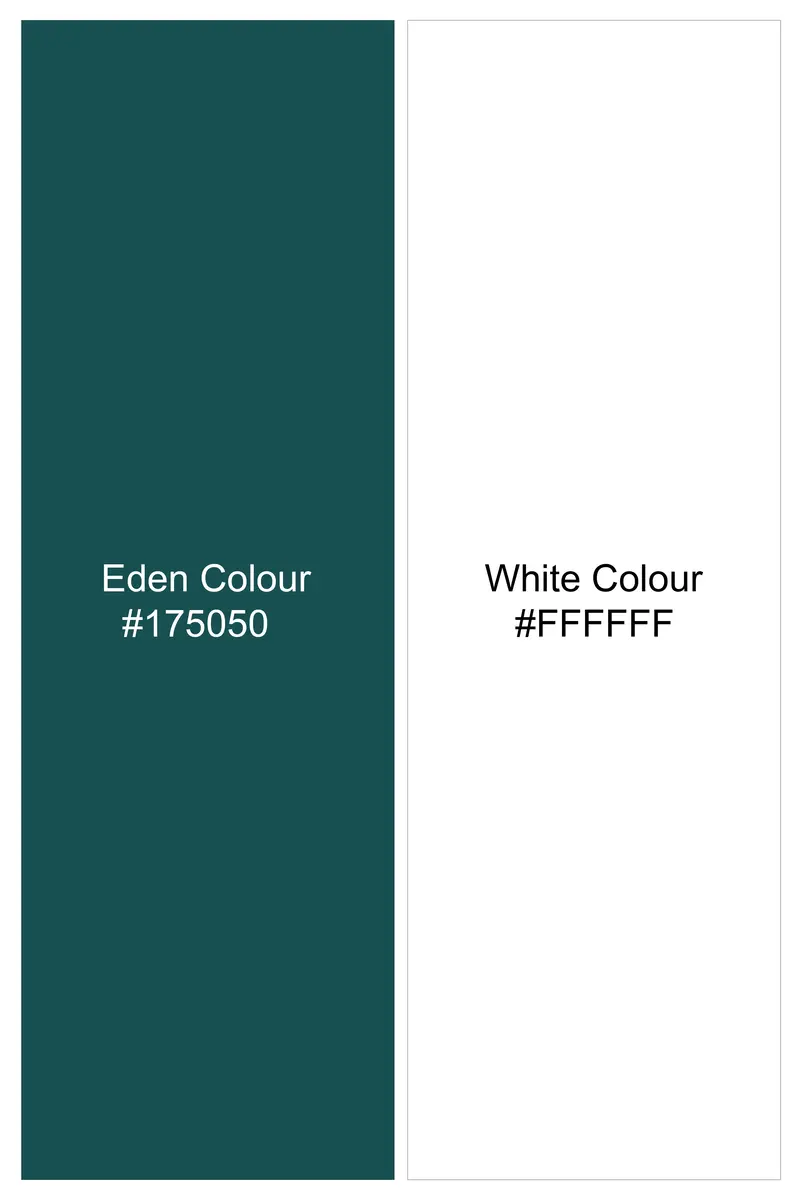 Eden Green Dobby Textured Premium Giza Cotton Shirt 5