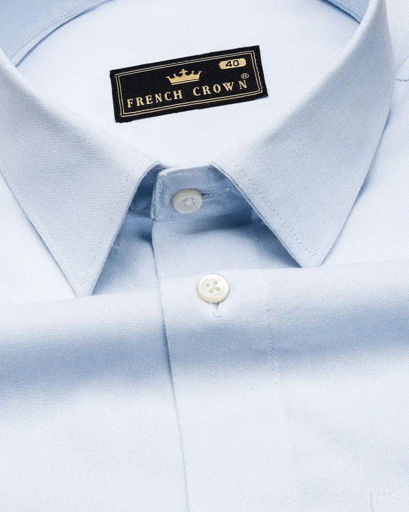 Edgewater Sky Blue Royal Oxford Shirt 1