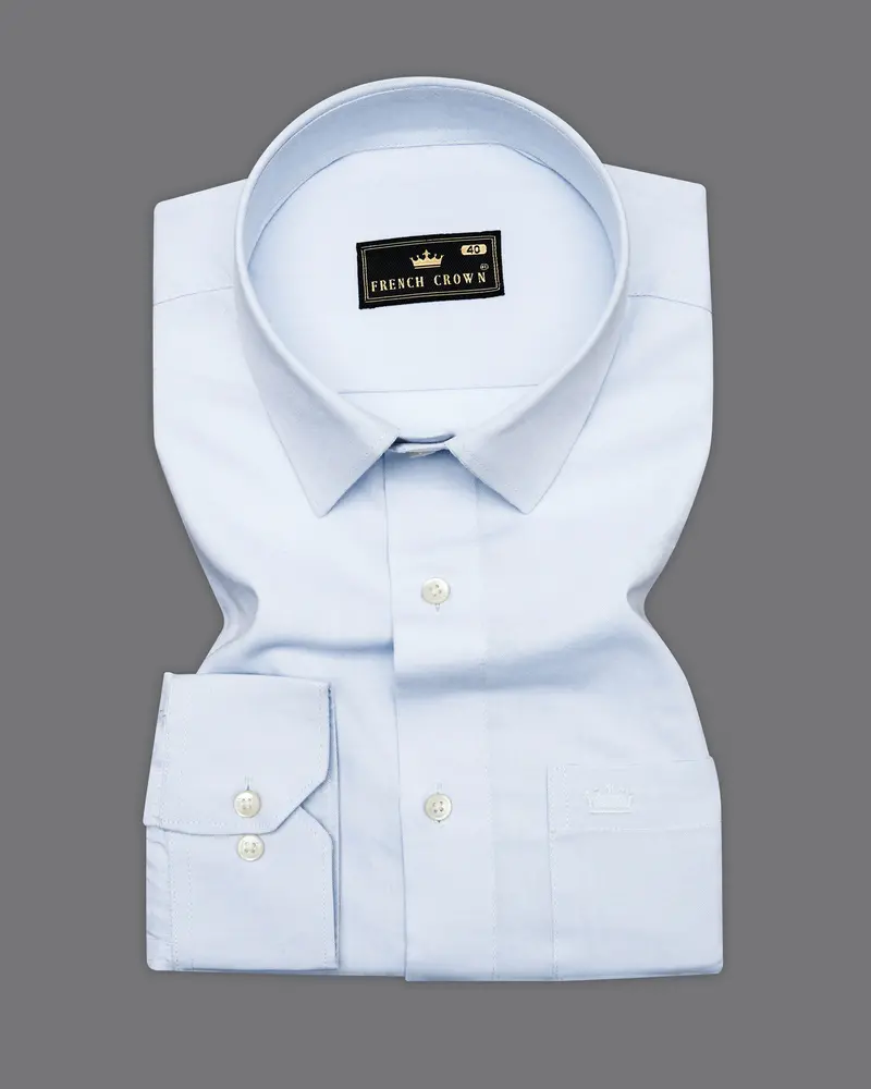 Edgewater Sky Blue Royal Oxford Shirt 3
