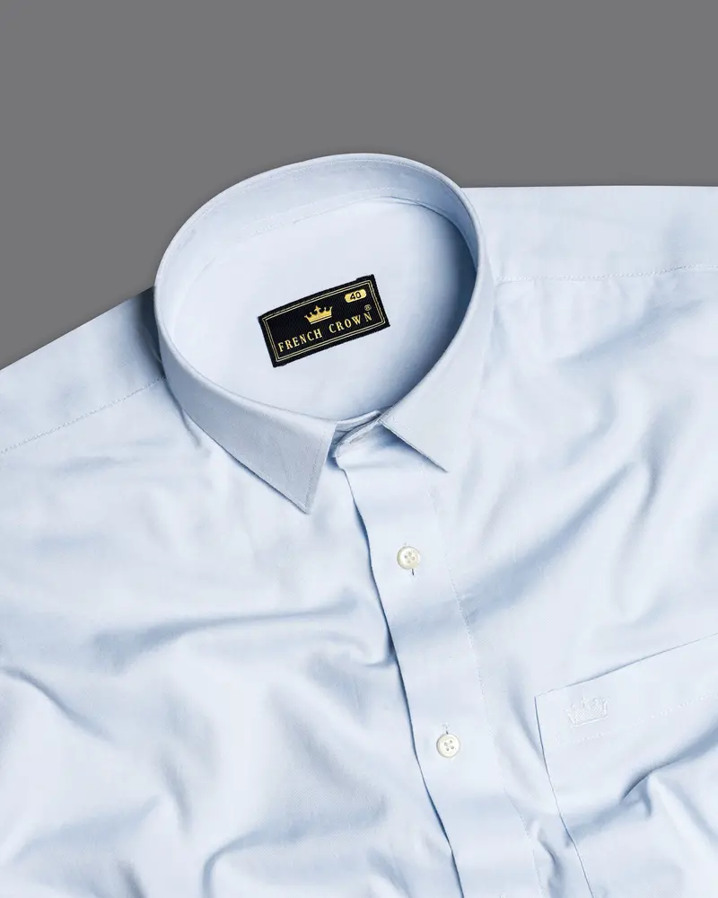 Edgewater Sky Blue Royal Oxford Shirt 4