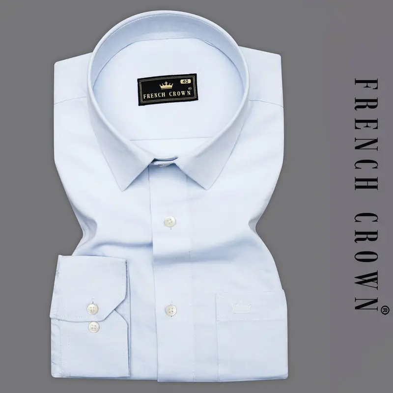 Edgewater Sky Blue Royal Oxford Shirt 7
