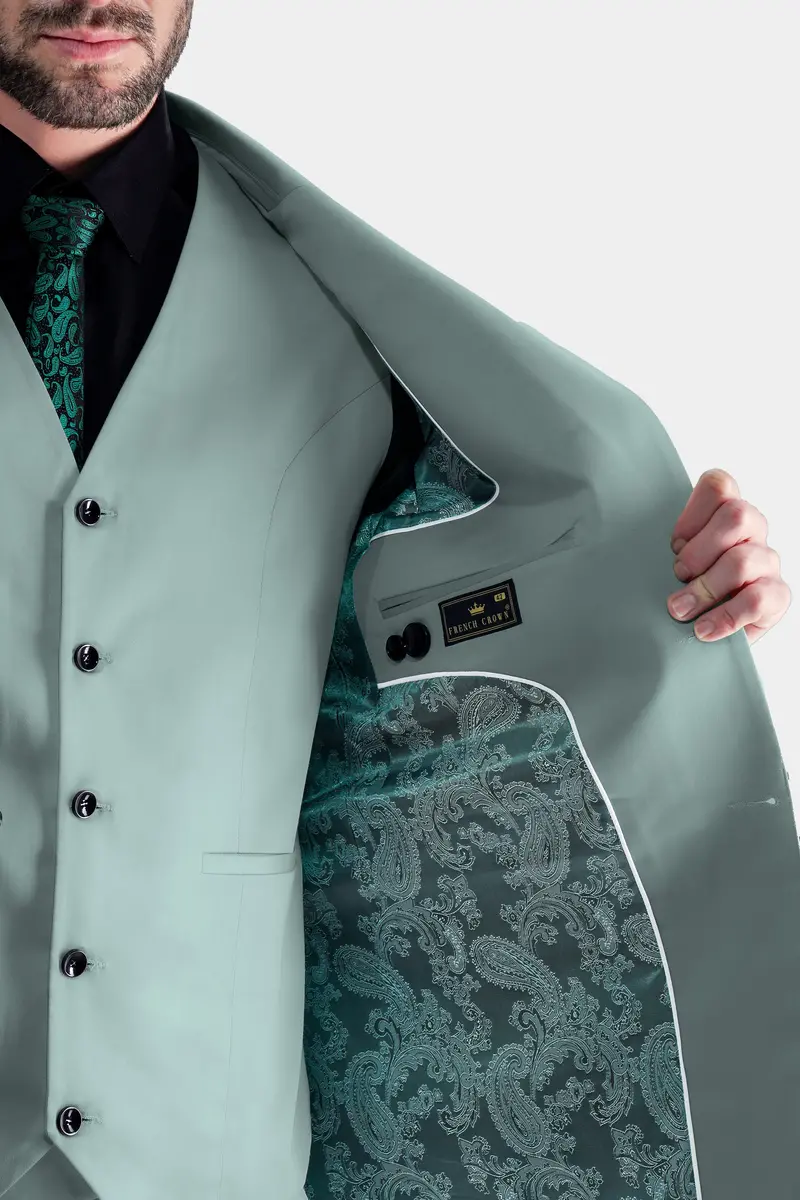 Edward Blue Premium Cotton Stretchable Traveler Blazer 5