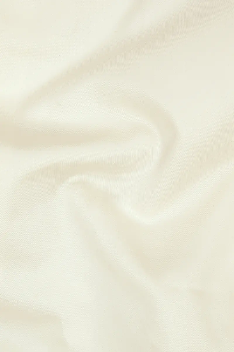 Eggshell Cream Solid Premium Cotton Blazer 3