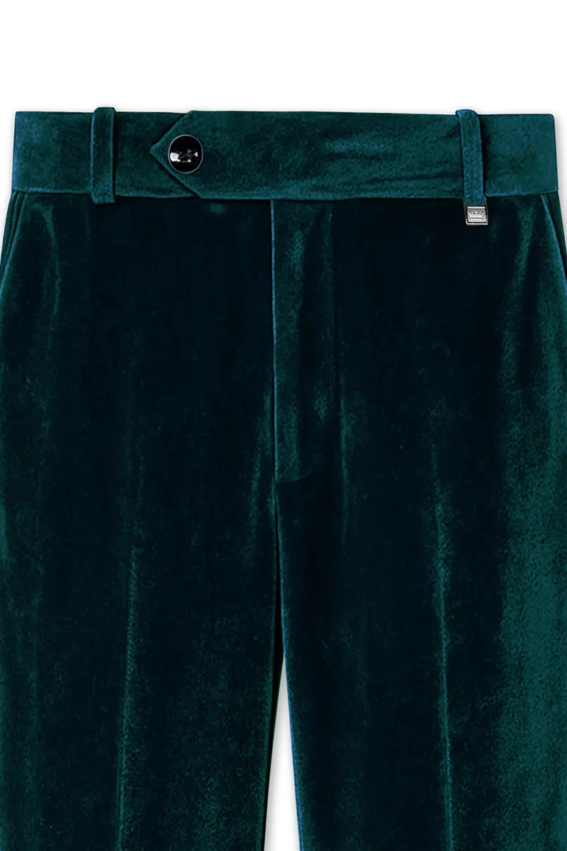 Emerivell-Burnham Green Velvet Peak Lapel Tuxedo Suit 12