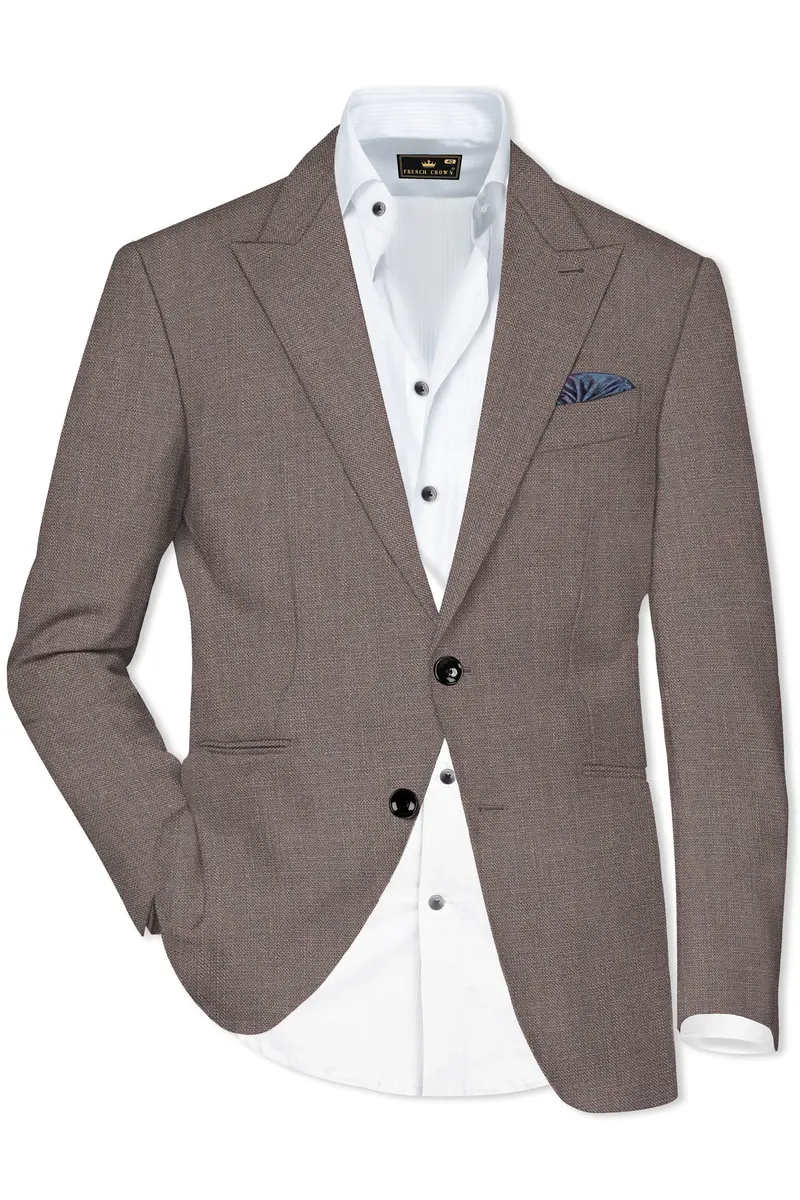 Emperor Brown Premium Cotton Blazer 2