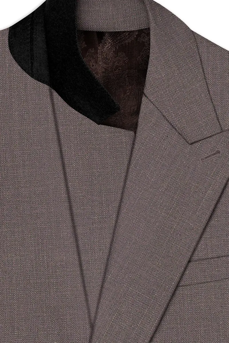 Emperor Brown Premium Cotton Blazer 4