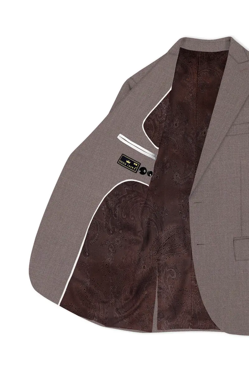 Emperor Brown Premium Cotton Blazer 5