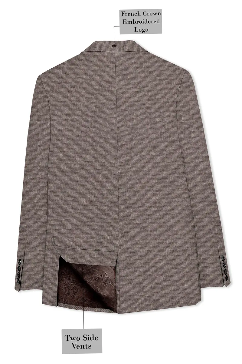 Emperor Brown Premium Cotton Blazer 8