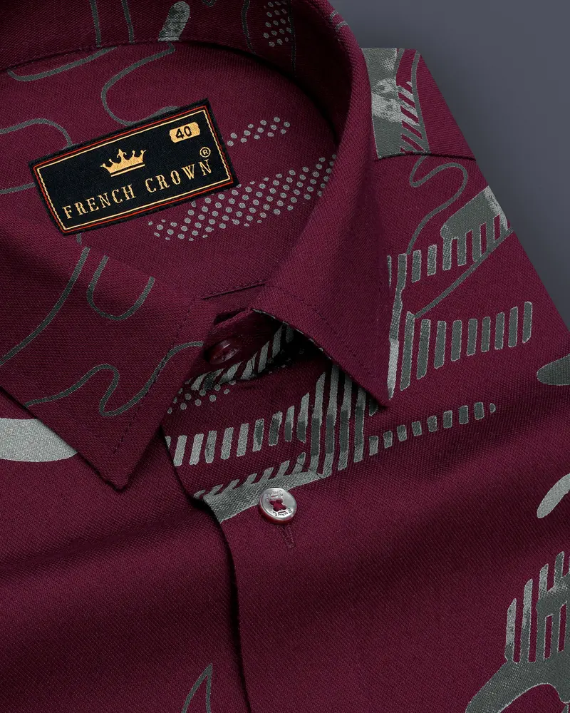 Espresso Camouflage Royal Oxford Shirt 1