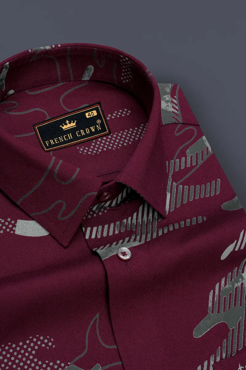Espresso Camouflage Royal Oxford Shirt 2