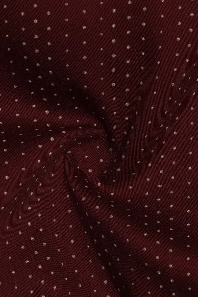 Espresso Maroon With Bizarre Cream Super Soft Premium Cotton Kurta Shirt 3