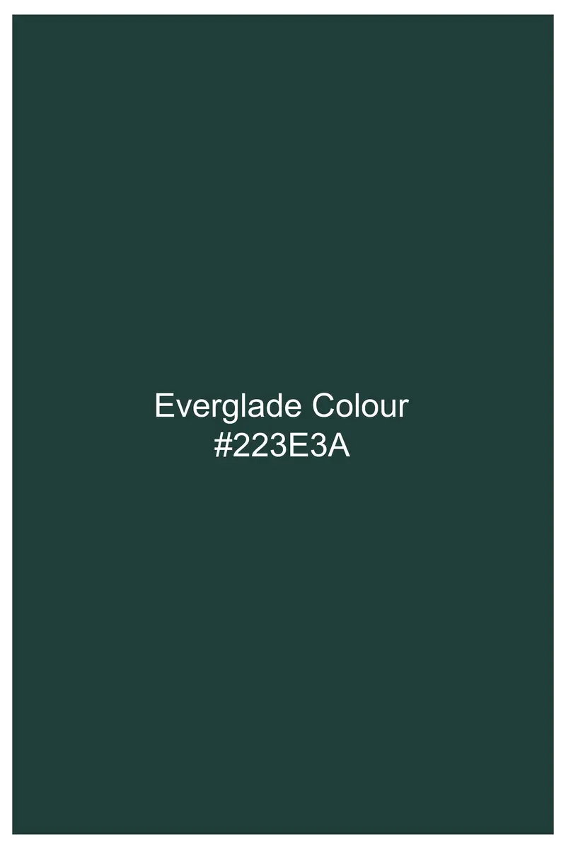 Everglade Green Luxurious Linen Kurta Shirt 8