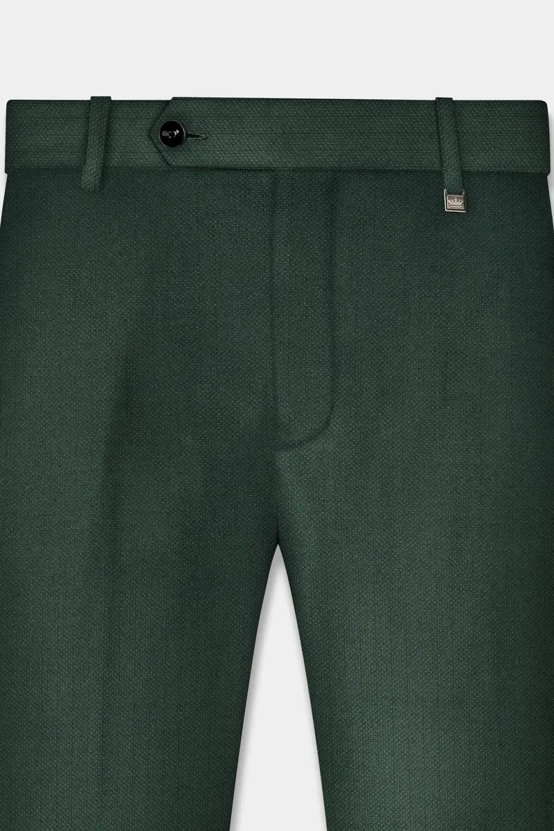 Everglade Green Micro Checkered Wool Rich Suit 10