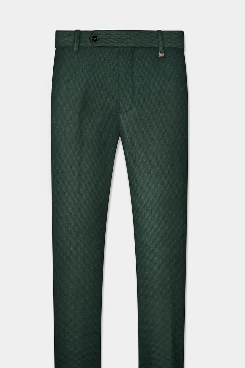 Everglade Green Micro Checkered Wool Rich Suit 12
