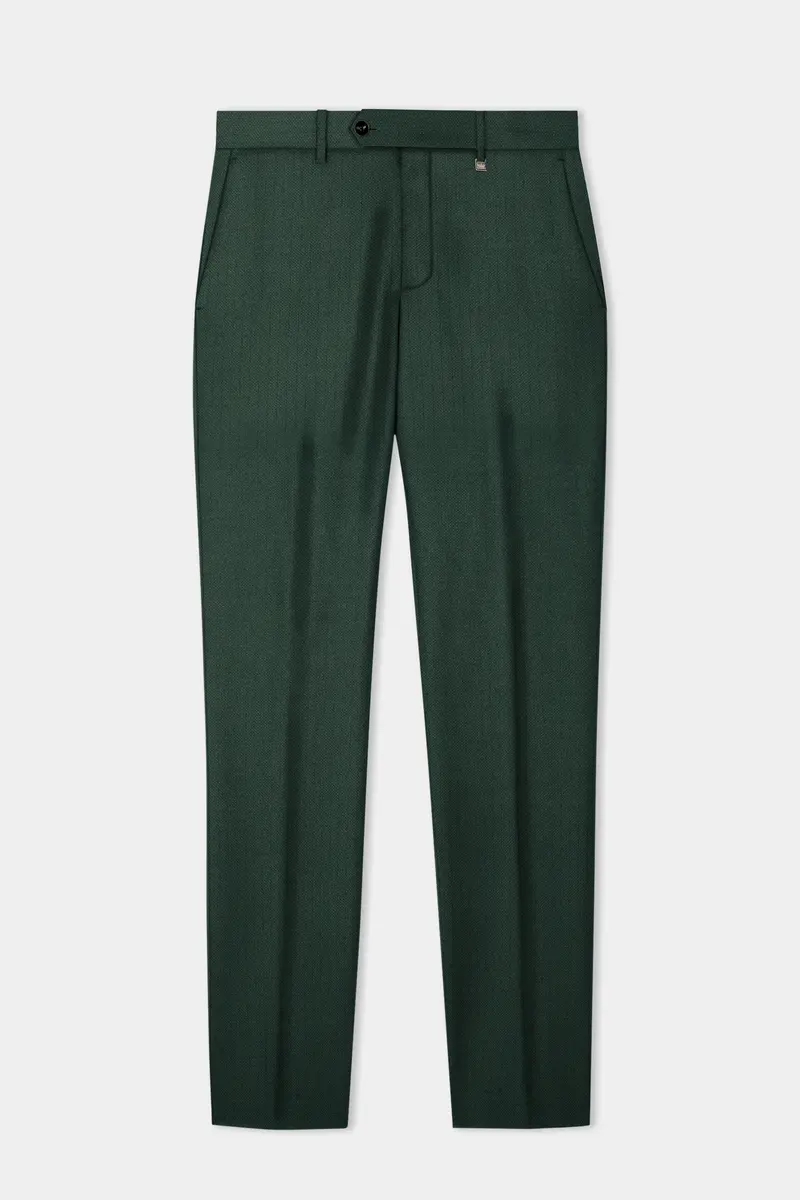 Everglade Green Micro Checkered Wool Rich Suit 13