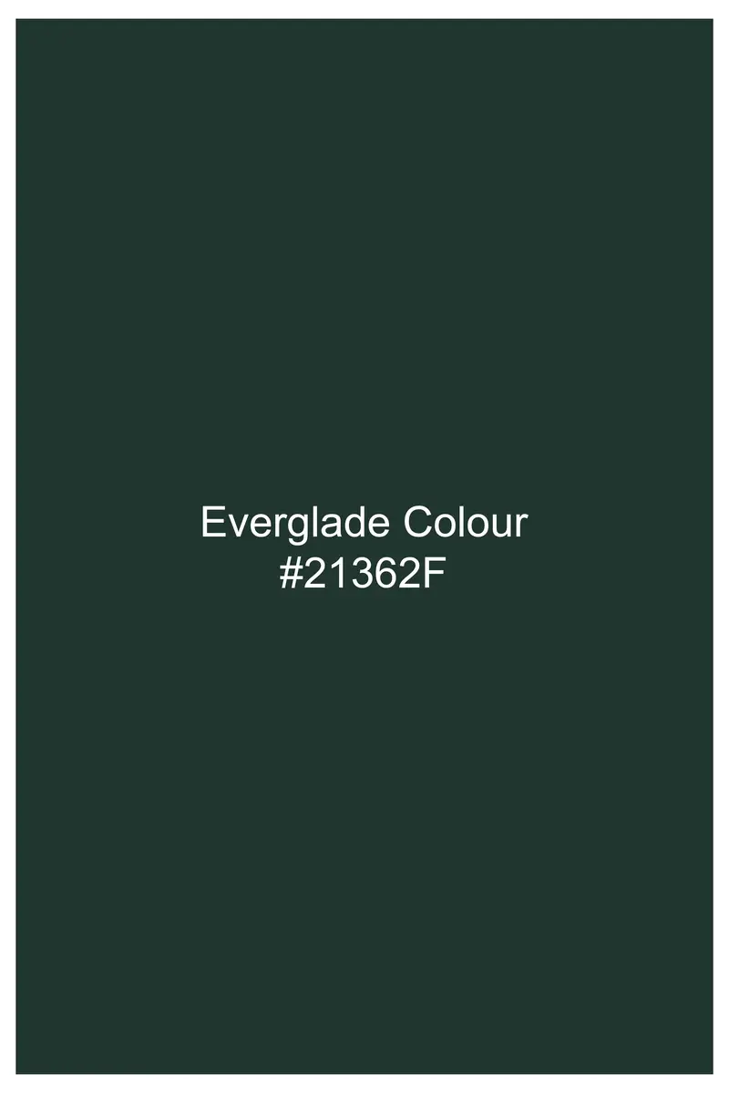 Everglade Green Micro Checkered Wool Rich Suit 16