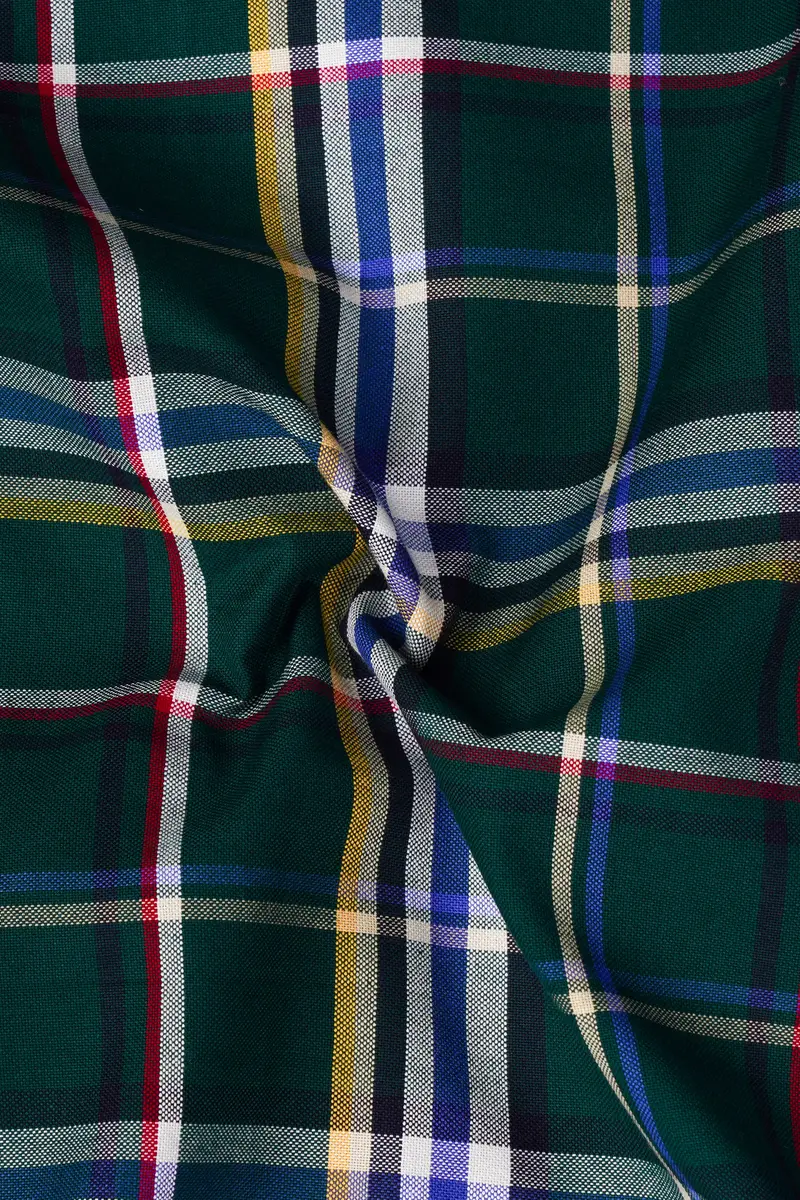 Evergreen Plaid Oxford Premium Cotton Shirt 2