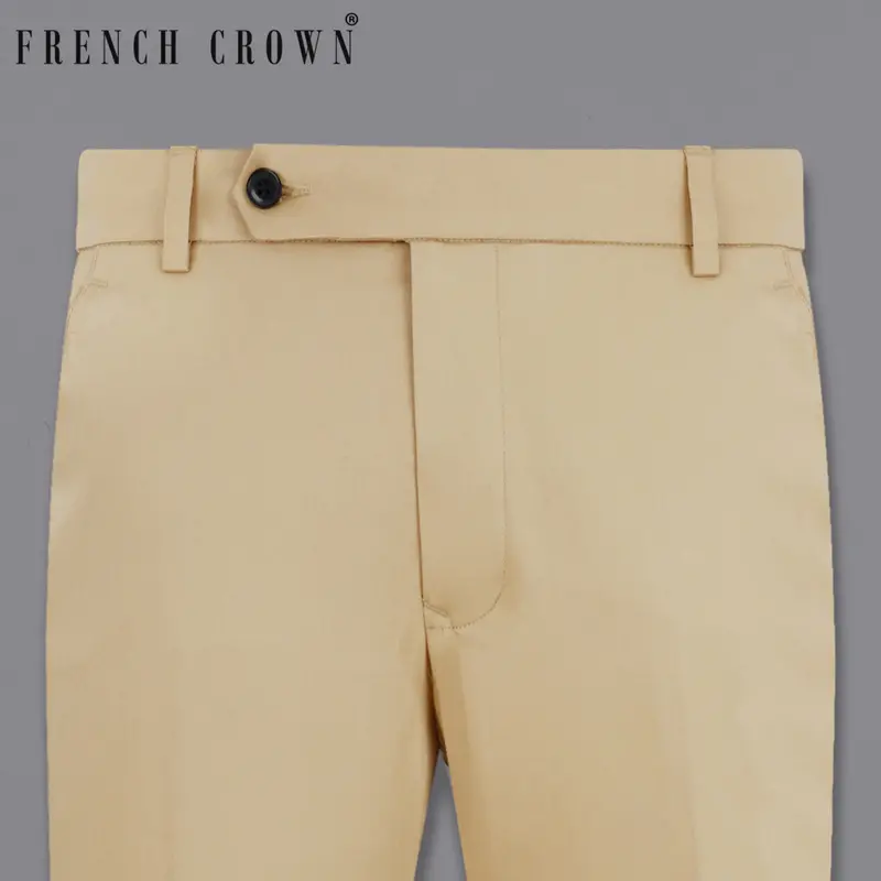 Fawn Beige Premium Cotton Pant 1