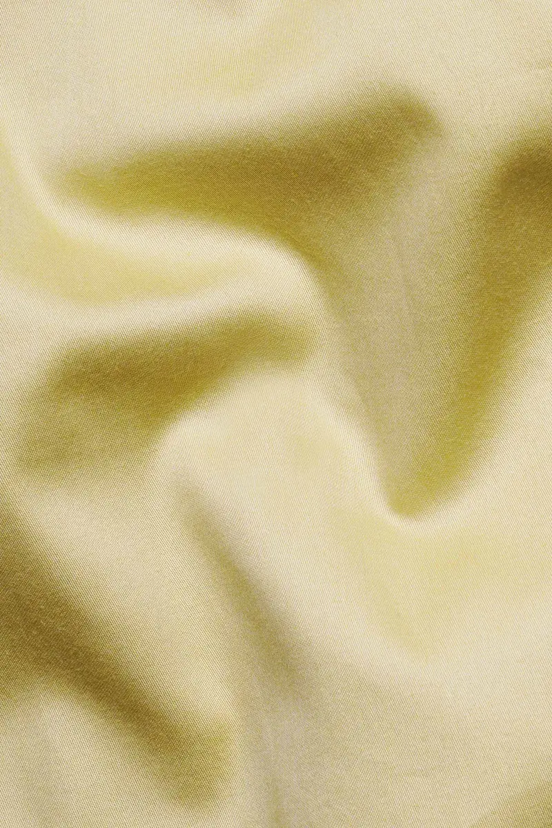 Fawn Brown Subtle Sheen Super Soft Premium Cotton Mandarin Shirt 2