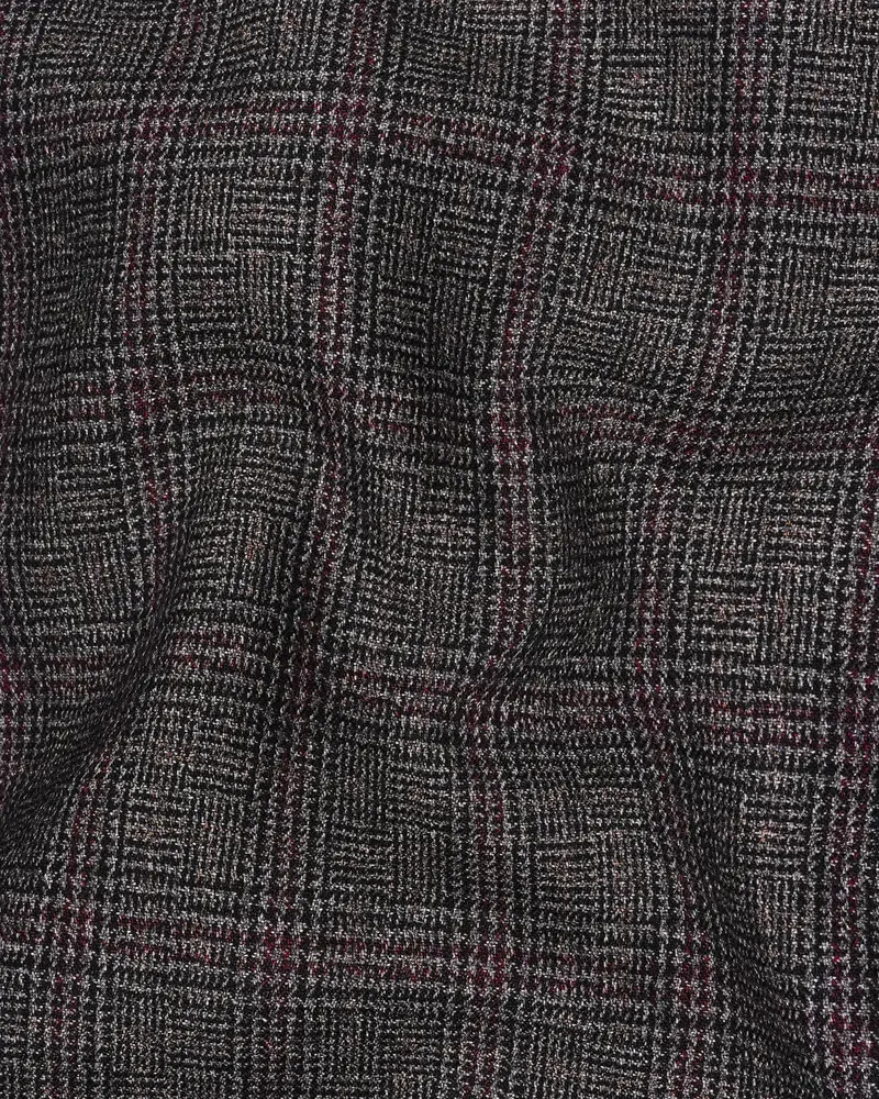 Fedora Sliver Plaid Wool Rich Waistcoat 3