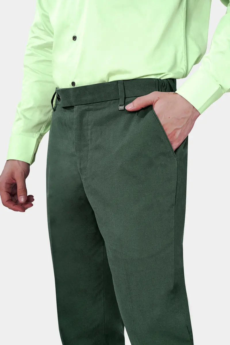 Fern Green Premium Cotton Pant 8